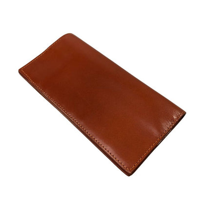 グレンロイヤル 長財布 二つ折り財布 ブライドルレザー 赤茶 GLENROYAL【AFI1】