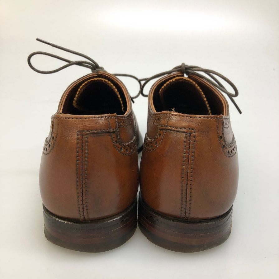 クロケット&ジョーンズ ウェルベック2 セミブローグ カーフ ブラウン サイズ6 CROCKETT&JONES ビジネスシューズ 約24.5cm【LA】【中古】