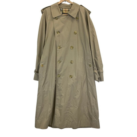 中古◆バーバリー トレンチコート 90S 旧タグ イングランド製 ベージュ メンズ サイズ表記なし Burberry 【AFA11】