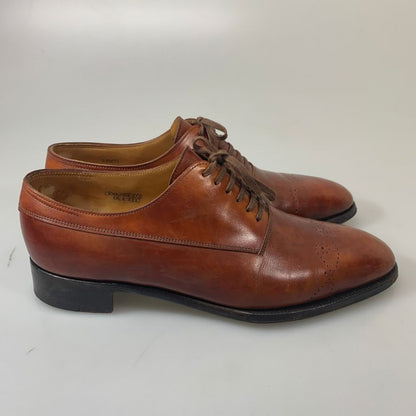 ジョンロブ レザーシューズ プレーントゥ イヤーモデル 2003 サイズUK6.5E ブラウン JOHN LOBB ビジネスシューズ 約24.5cm【LA】【中古】