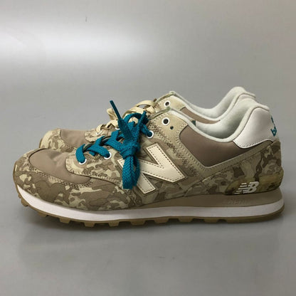 ニューバランス スニーカー 574 クラシック カモフラ柄  メンズ 28.5cm ベージュ New Balance 約28.5cm【PTM5】
