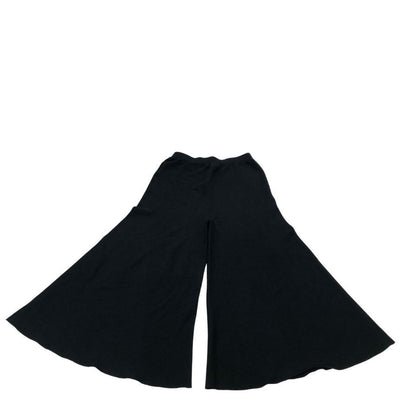 ソブ ダブルスタンダードクロージング ワイドパンツ ニット  レディース サイズ38 ブラック DOUBLE STANDARD CLOTHING 【AFB34】