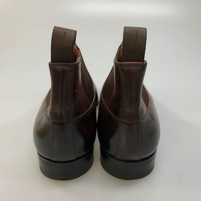 サントーニ サイドゴア ブーツ レザー メンズ ブラウン サイズ6 SANTONI 約25.0cm【AFC42】