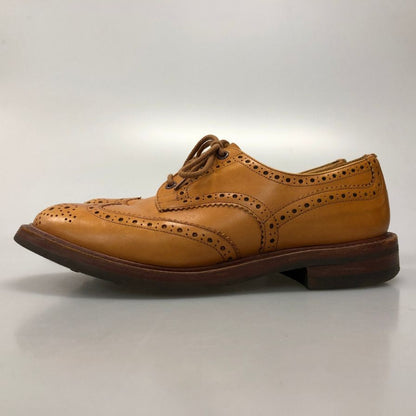 トリッカーズ レザーシューズ ウイングチップ M5633 ライトブラウン メンズ サイズ8 Trickers 約26.5cm【AFD6】