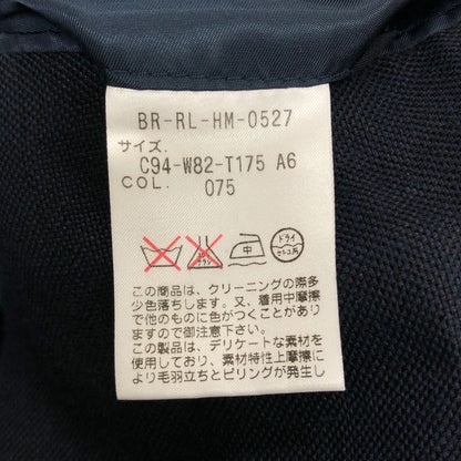 美品◆ポロ ラルフローレン テーラードジャケット 段返り3B ネイビー サイズA6 Polo Ralph Lauren 【AFB14】