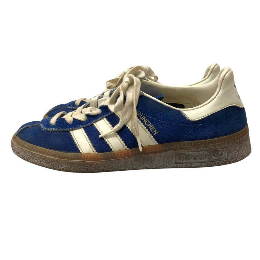 アディダス オリジナルス スニーカー ミュンヘン ヴィンテージ 80s ガムソール サイズ5 ブルー Adidas Originals MUNCHEN 約24.0cm【AFC33】
