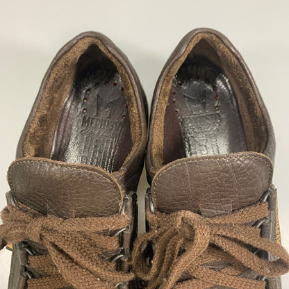 メフィスト レザースニーカー  ブラウン サイズUS7  MEPHISTO 約25.0cm【AFC6】