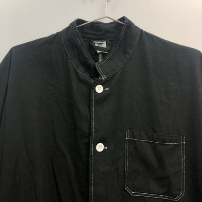 美品◆デルタ BP シャツジャケット アウター コットン100% メンズ チェコサイズ56 ブラック DELTA BP 【AFB19】