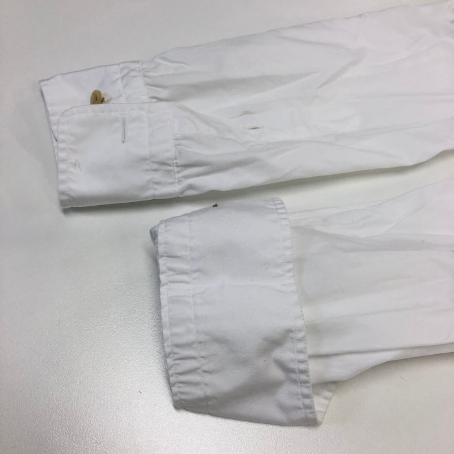 中古◆トキアリ TOKIARI バンドカラー 長袖シャツ 日本製 メンズ 2 ホワイト 時在服飾設計 【AFB20】