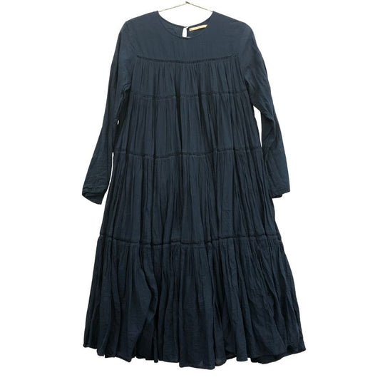 美品◆ヌキテパ 長袖ワンピース ネイビー レディース NE QUITTEZ PAS 【AFB29】