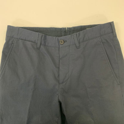 プラダ スラックス 現行タグ ネイビー メンズ サイズ44 PRADA 【AFA22】