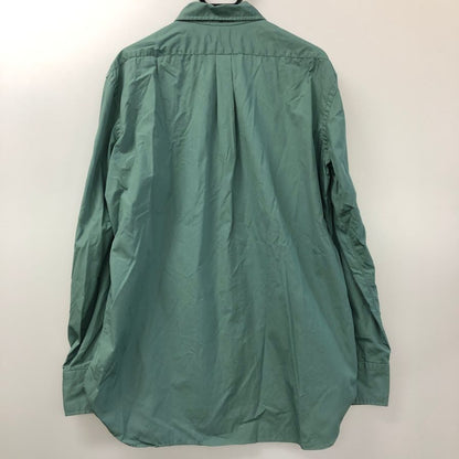 美品◆トキアリ TOKIARI THOMAS MASON 長袖シャツ トーマスメイソン生地 日本製 メンズ 2 グリーン 時在服飾設計 【AFB5】