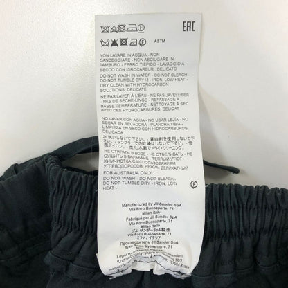 ジルサンダー 20AW ウエストイージーパンツ クロップド JSMR311918 メンズ サイズ46 ブラック JIL SANDER 【AFB47】