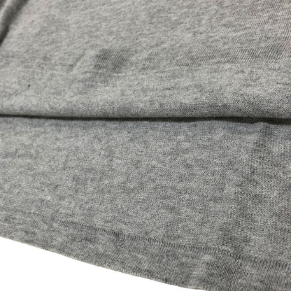 新品同様◆ジョンスメドレー Vネックニット コットン 30G グレー サイズM JOHN SMEDLEY 【AFB32】
