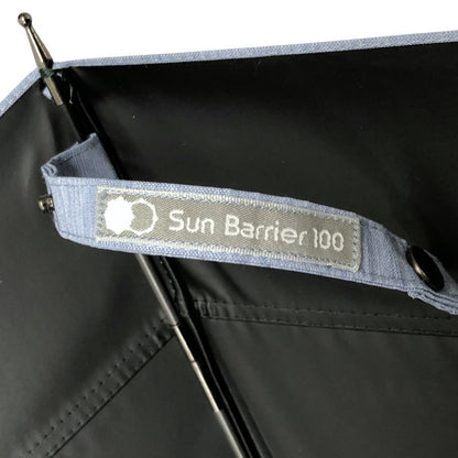 サンバリア 100 日傘 完全遮光生地 持ち手バンブー 55cm Sun Barrier 100