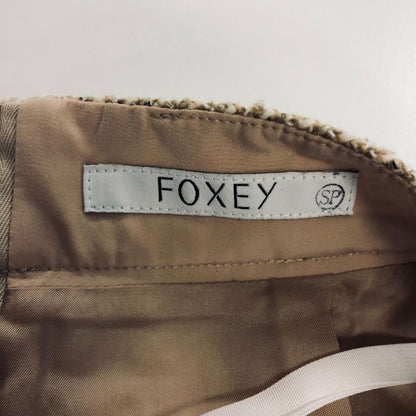 フォクシー ブティック ツイード スカート SPマークあり 38142-SSFN434T サイズ38 レディース ベージュ FOXEY【AFB19】