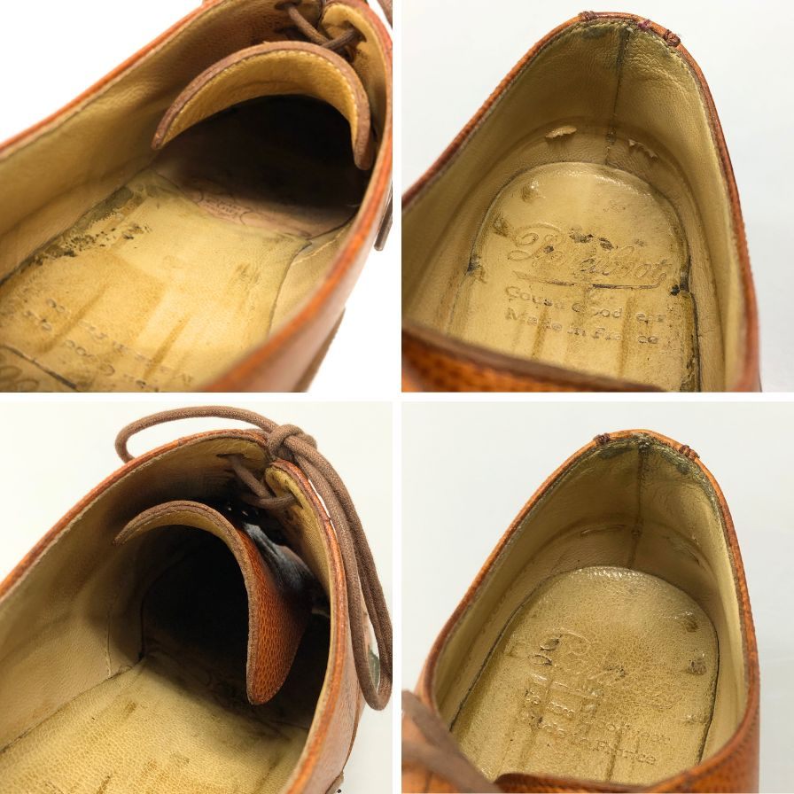パラブーツ ローファー シャンボード グレインレザー メンズ ブラウン サイズUK5.5 Paraboot ローファー 約24.0cm【LA】【中古】