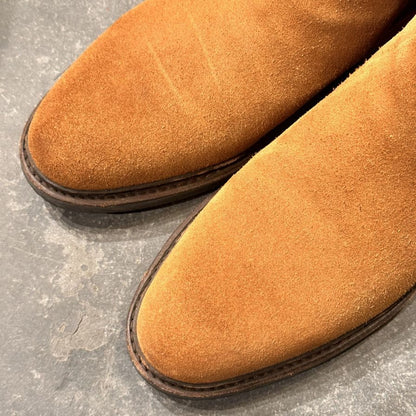 パラブーツ サイドゴア ブーツ シャンフォート スエード ブラウン サイズUK6.5 メンズ PARABOOT ブーツ 約25.0cm【LA】【中古】