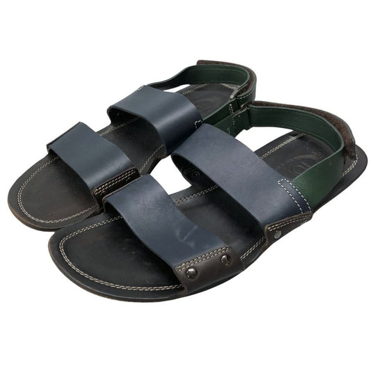 トッズ レザーサンダル ブラウン メンズ サイズ7 TOD’S 約25.5cm【AFC36】