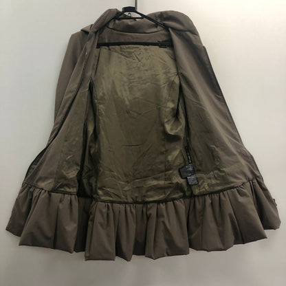 美品◆フォクシーニューヨーク ブリリアントコート チャコールグレー サイズ38 レディース 日本製 FOXEY NEW YORK 【AFA14】