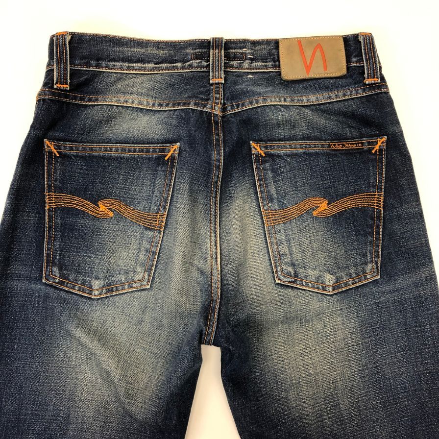 ヌーディージーンズ デニムパンツ ストレート W28 L32 メンズ ブルー系 Nudie Jeans 【AFB29】