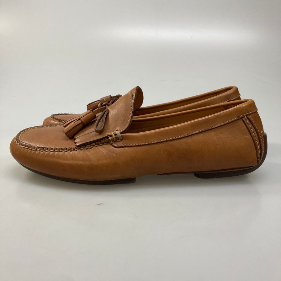 ポロ ラルフローレン 506787 タッセルローファー メンズサイズ8E ブラウン POLO RALPH LAUREN 約26.0cm【AFC41-2】