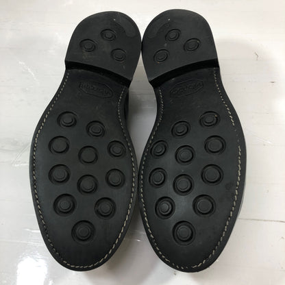クロケット＆ジョーンズ モデル名不明 コインローファー ブラック サイズ不明 Crockett & Jones 約不明cm【AFC47】