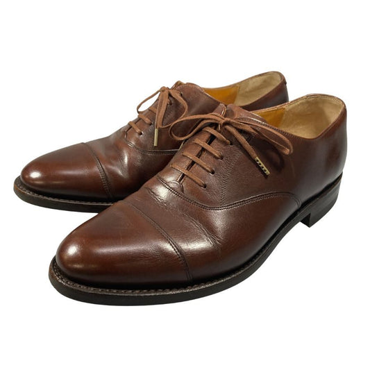 ロイドフットウェア レザーシューズ ストレートチップ カーフ 1213 ブラウン サイズUK7E  Lloyd Footwear ビジネスシューズ 約26.0cm【LA】【中古】