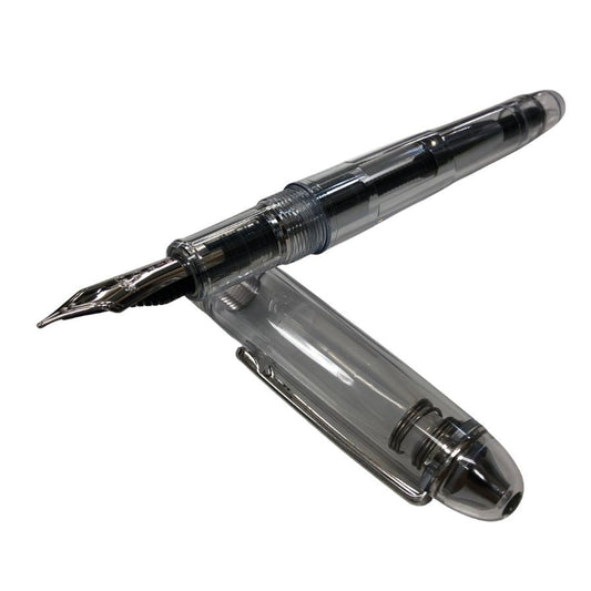 プラチナ 万年筆 センチュリー 3776 透明 クリア ペン先14K B 585 日本製 PLATINUM CENTURY【AFI8】