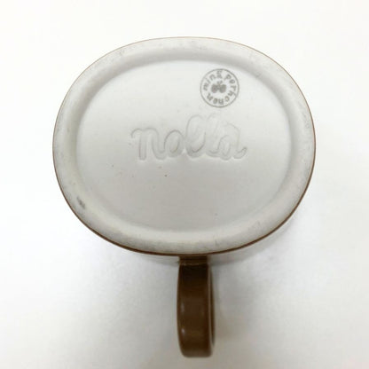 ミナペルホネン マグカップ ノーラ ブラウン ユニセックス mina perhonen nolla【AFI28】【中古】