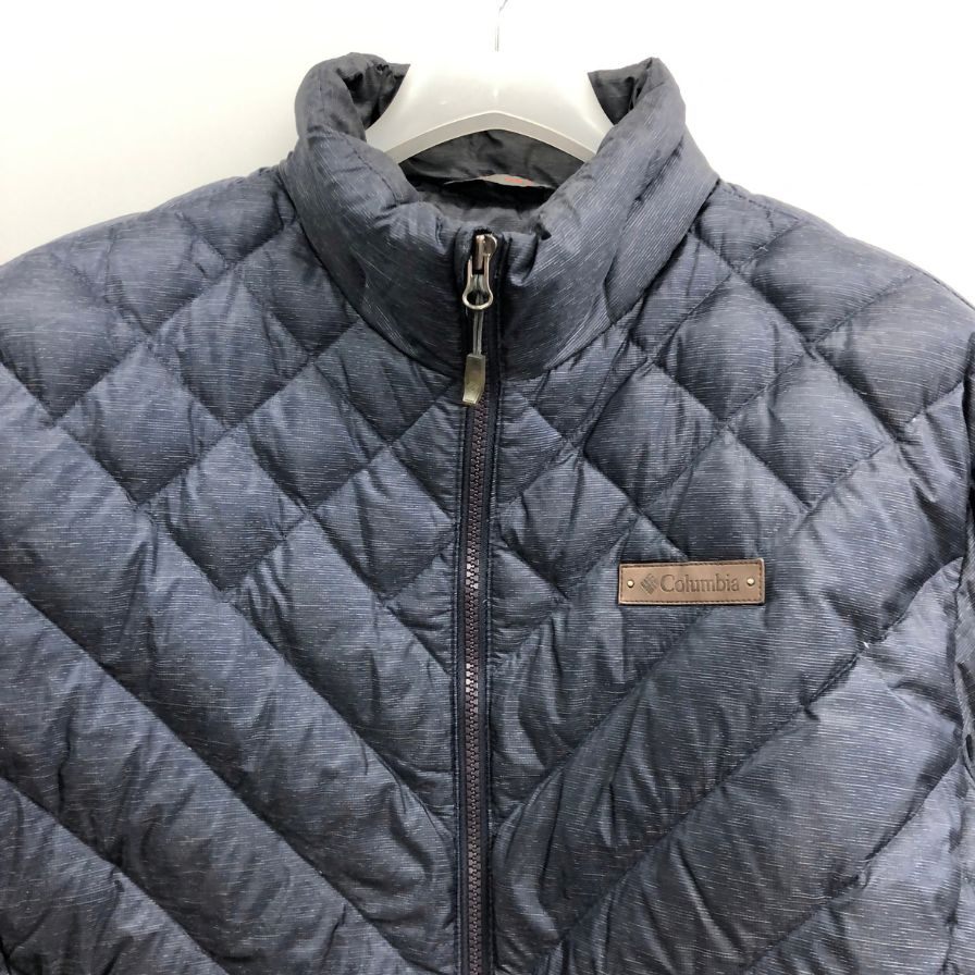中古◆コロンビア コリア キッズ ダウン アウター OMNI-HEAT サイズXXL ネイビー Columbia 【AFA14】