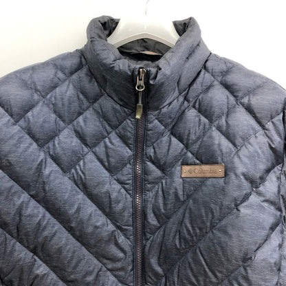 中古◆コロンビア コリア キッズ ダウン アウター OMNI-HEAT サイズXXL ネイビー Columbia 【AFA14】