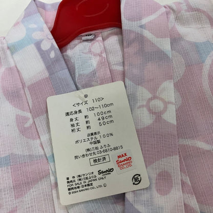 ふりふ 浴衣 サンリオ マイメロディ サイズ110 レディース キッズ ピンク系【AFB13】【中古】