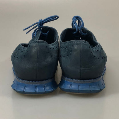 コールハーン ウイングチップ ゼログランド C35184 メンズ サイズ8.5 ブルー系 COLE HAAN ZEROGRAND 約26.5cm【AFC2】