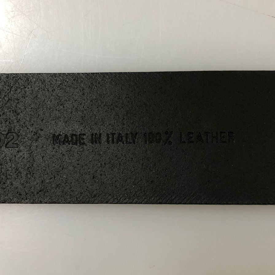 ディースクエアード レザーベルト シルバー金具 ブラック レディース サイズXS DSQUARED2【AFI19-2】