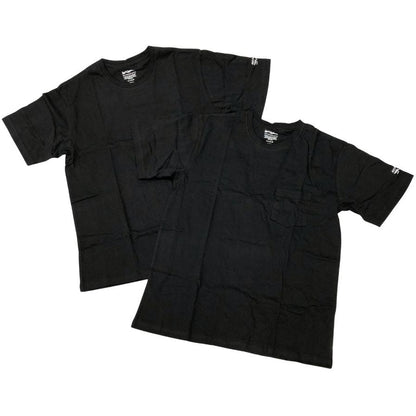 新品同様◆ルイスレザーズ Tシャツ2枚パック Plain Pocket 2 T-shirts Pack ユニセックス サイズM ブラック Lewis Leathers 【AFB51】