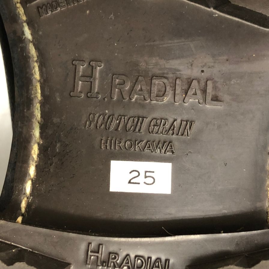 スコッチグレイン レザーシューズ モカシン 本革 ブラック メンズ サイズ25 SCOTCH GRAIN 約25.0cm【AFD14】