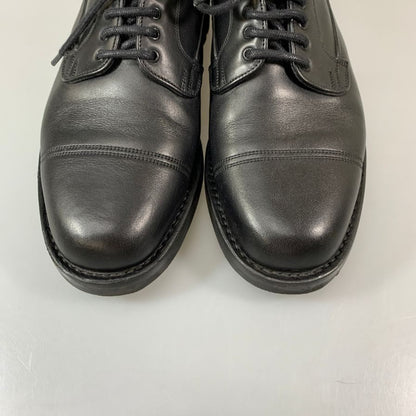 ジョセフチーニー ケンゴンH クロムエクセル ストレートチップ ブラック サイズUK7.5 Joseph Cheaney ビジネスシューズ 約25.5cm【LA】【中古】