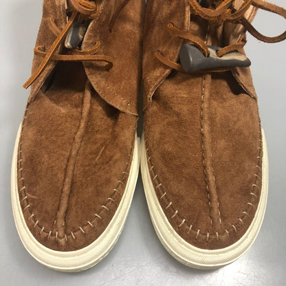 バンズ ボルト タカハヤシ ノマド スエード×ハラコ コンビ チャッカ メンズ サイズUS8.5 ブラウン vans vault taka hayashi nomad 約26.5cm【AFD14】