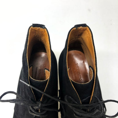 メルミン チャッカブーツ 25011 スエード ブラック サイズUK7 メンズ MEERMIN 約26.0cm【AFD2】