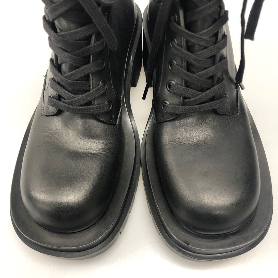 ボッテガヴェネタ ブーツ LUG ANKLE ブラック サイズ36 レディース BOTTEGA VENETA 約22.5cm【AFD9】