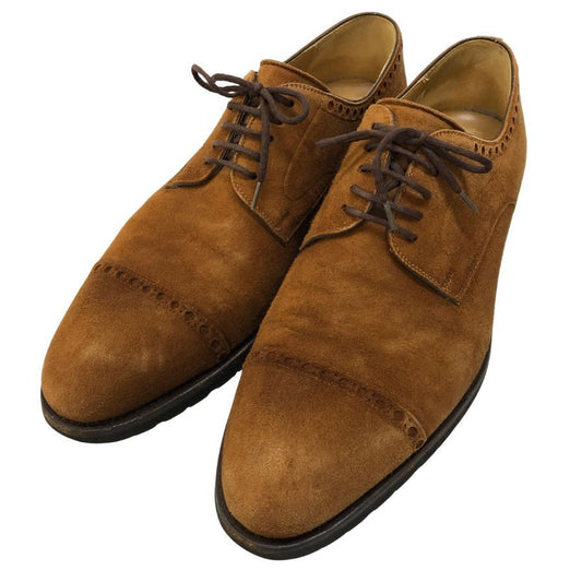 マグナーニ レザーシューズ クォーターブローグ スエード 14254 メンズ ブラウン サイズ41 MAGNANNI 約26.0cm【AFC2】