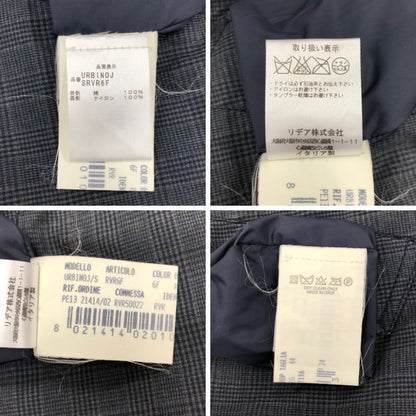 極美品◆ラルディーニ コート リバーシブル コットン ブラック サイズ44 メンズ LARDINI 【AFB28】