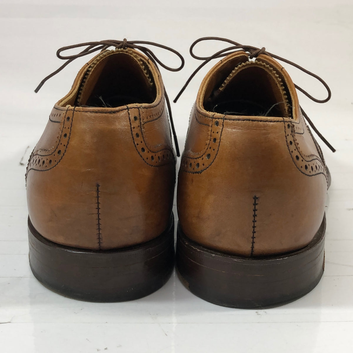ボストニアン ウィングチップ レザーシューズ ブラウン メンズ サイズ9F BOSTONIAN 約27.0cm【AFC50】