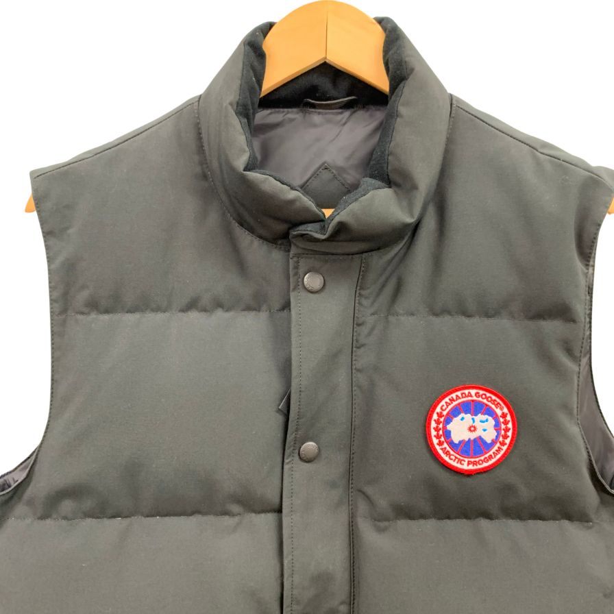 極美品◆カナダグース ダウンベスト 4154M JPタグ ブラック レディース サイズS/P CANADA GOOSE 【AFA3】