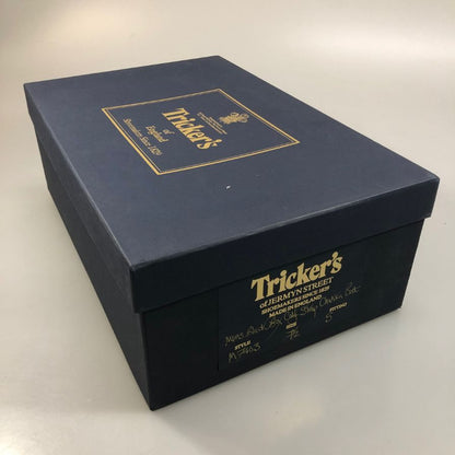 トリッカーズ M7403 シングルモンク メンズ サイズ 7 ハーフ ブラック Tricker’ｓ ビジネスシューズ 約25.5cm【LA】【中古】