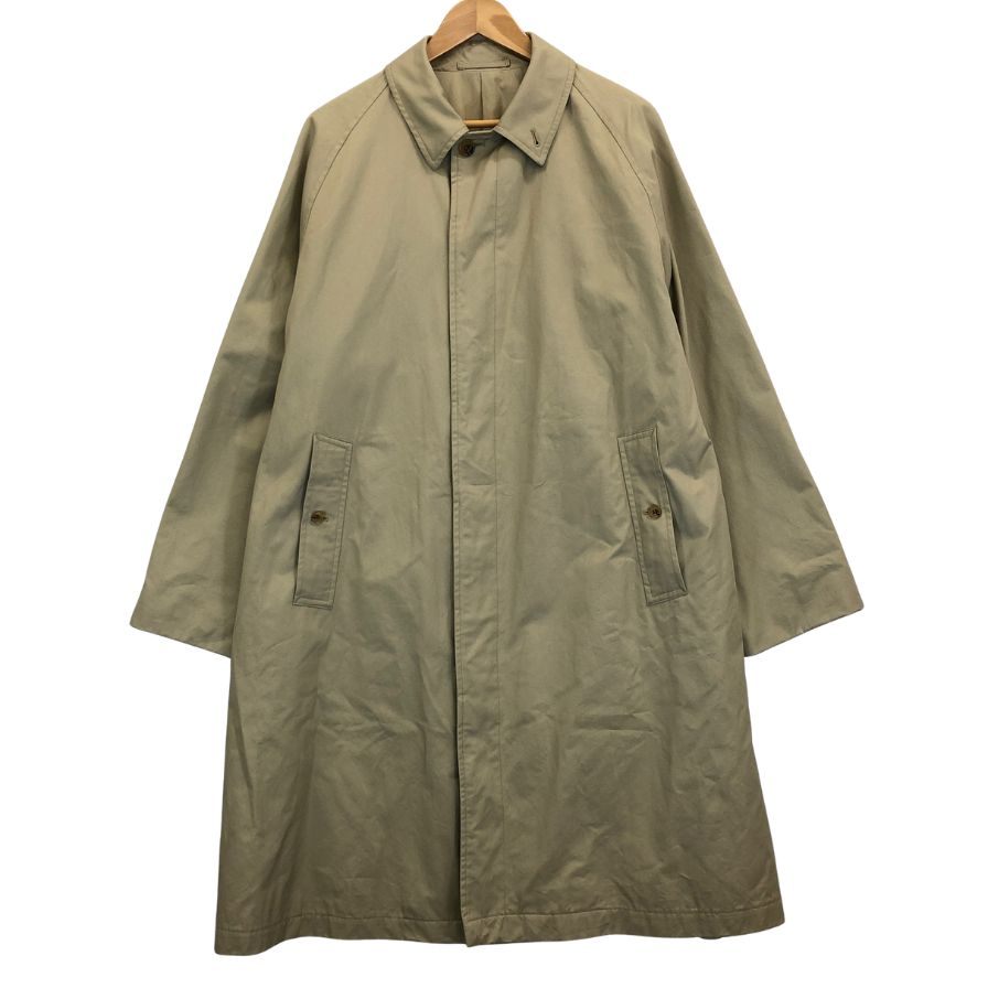 美品◆オーディナリートゥルース  ウエザー  バルマカーンコート  シングルラグラン メンズ ベージュ サイズ40 ORDINARY TRUTH 【AFA8】