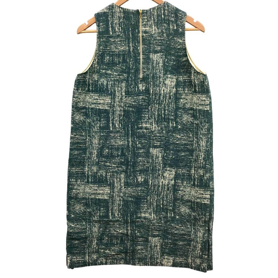 極美品◆マルニ ノースリーブ ワンピース 総柄 ポルトガル製 レディース サイズ40 グリーン MARNI 【AFB24】
