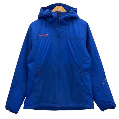 美品◆マーモット 中綿ジャケット ジップアップ ブルー メンズ サイズM Marmot 【AFB26】