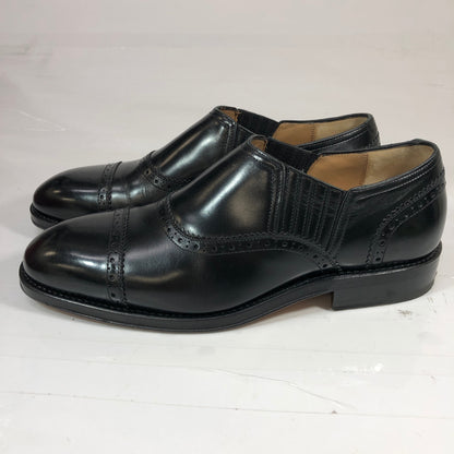 サルヴァトーレフェラガモ トラメッザ レザーシューズ サイドエラスティック カーフ メンズ サイズ5.5 Salvatore Ferragamo TRAMEZZA 約24.0cm【AFD15-2】